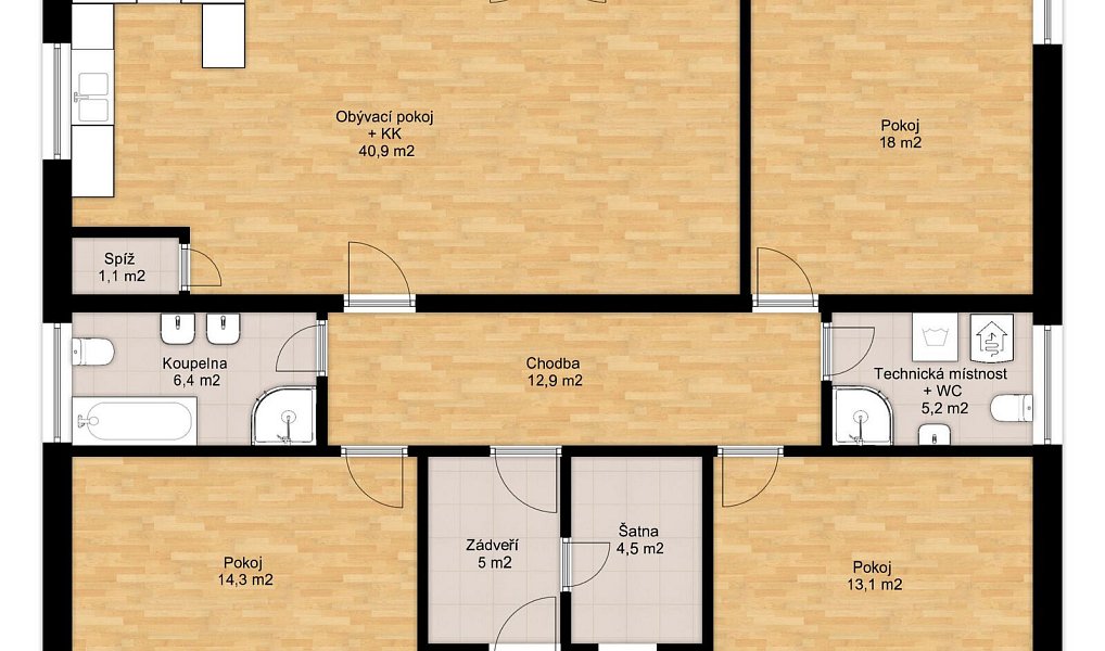 Prodej domu 180 m² s pozemkem 1 024 m², Bohostice – náhled fotky 5