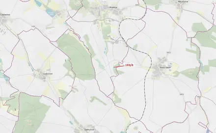 Dražba lesa 654 m², Kojetice