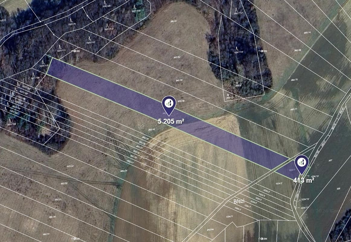 Prodej pole 5 618 m²
