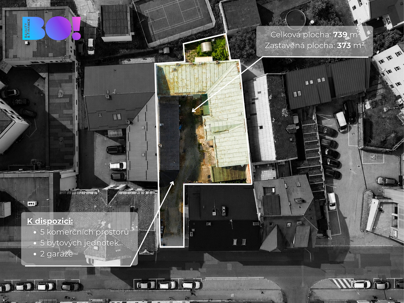 Prodej nájemního domu, činžáku 798 m²