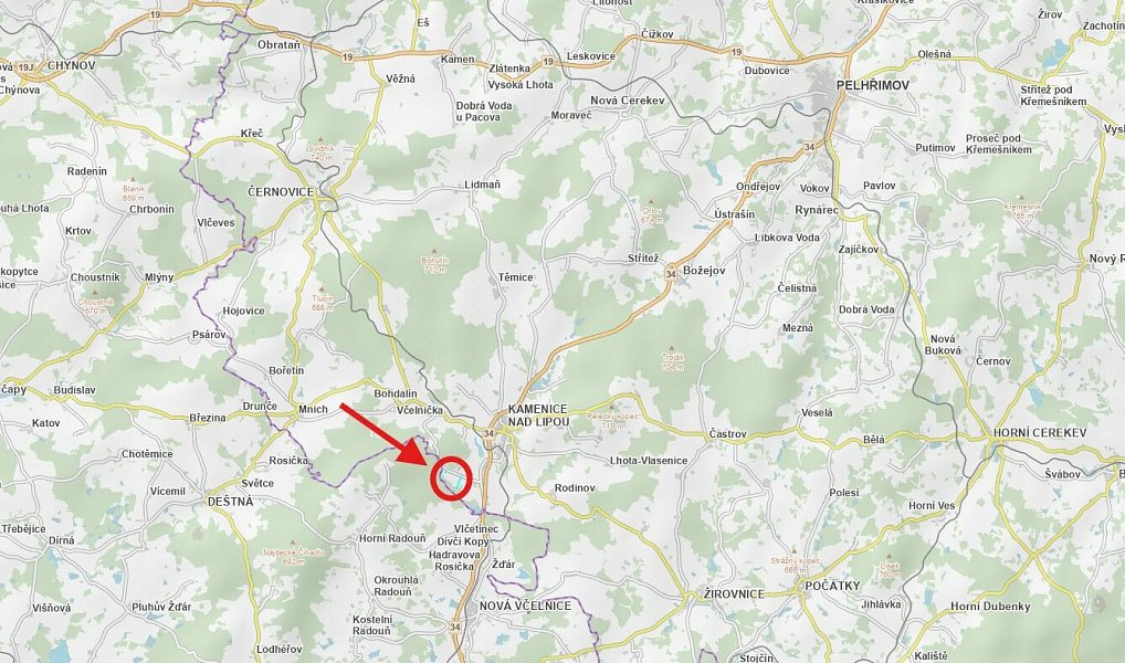 Prodej pole 29 406 m², Kamenice nad Lipou – náhled fotky 4