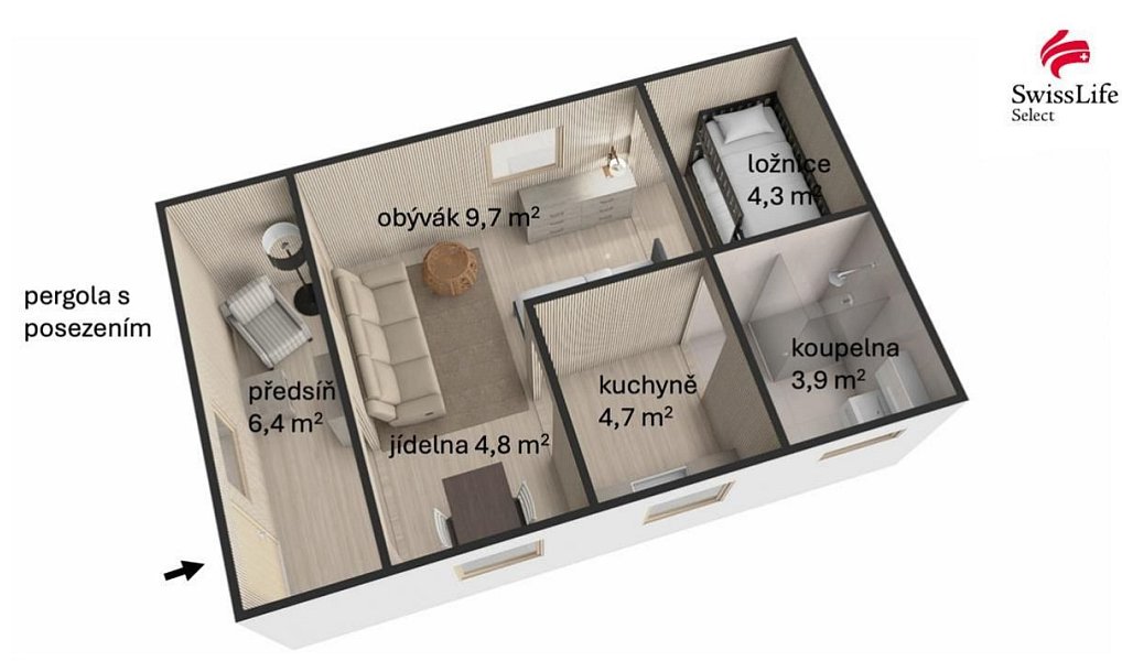 Prodej chaty/chalupy 34 m² s pozemkem 438 m², Znojmo – náhled fotky 5