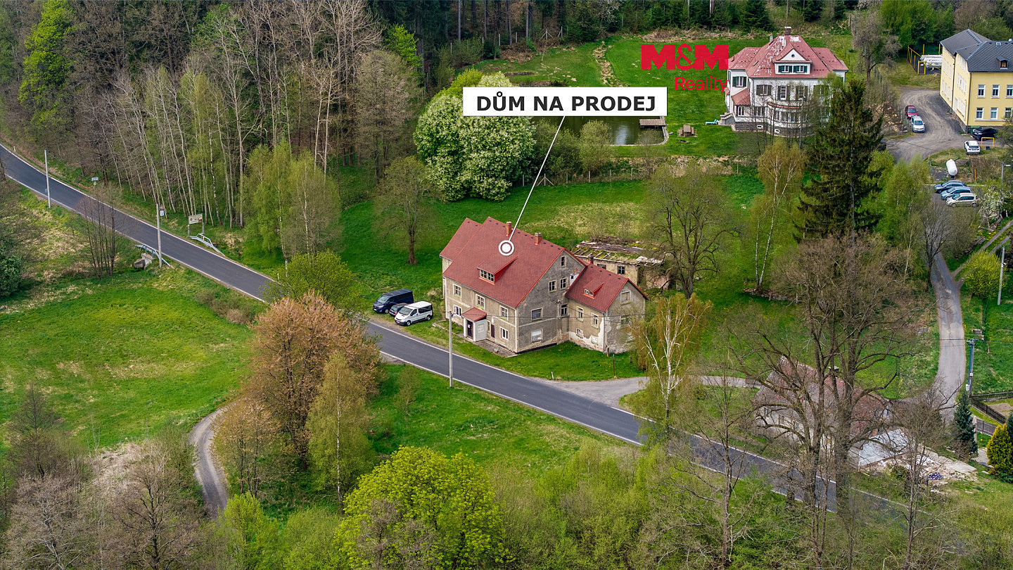 Prodej domu 620 m² s pozemkem 4 937 m²
