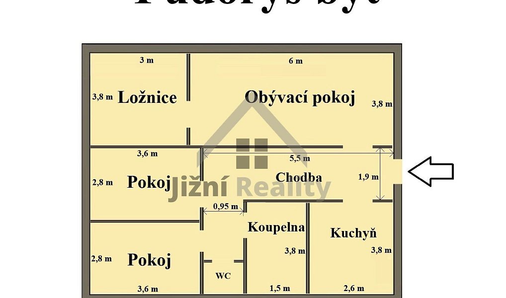 Prodej bytu 4+1 115 m², Nové Hrady – náhled fotky 11