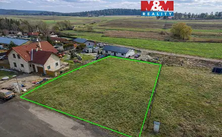 Prodej stavebního pozemku 1 233 m², Dobev - Oldřichov, okres Písek