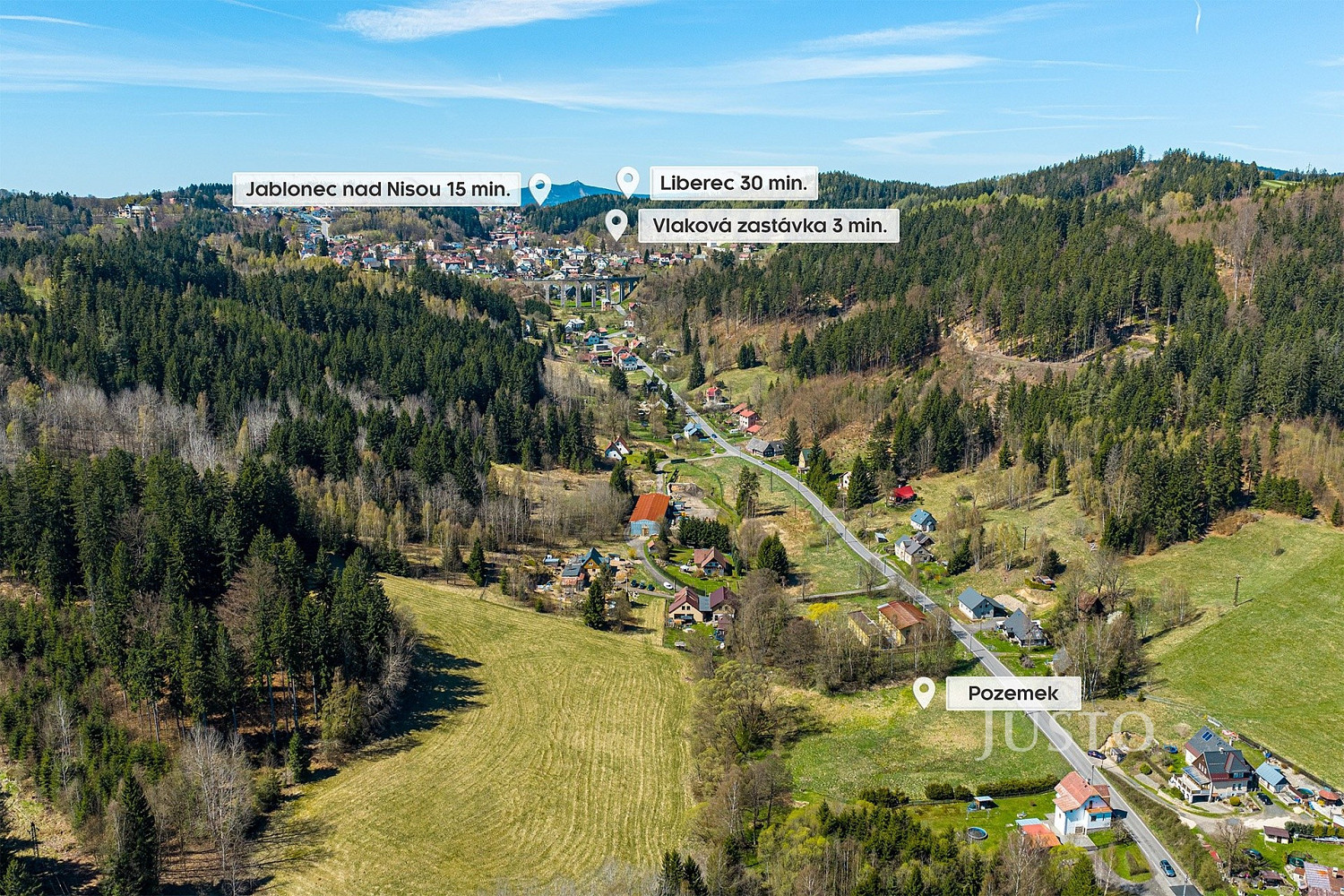 Prodej stavebního pozemku 6 921 m² – fotografie 4