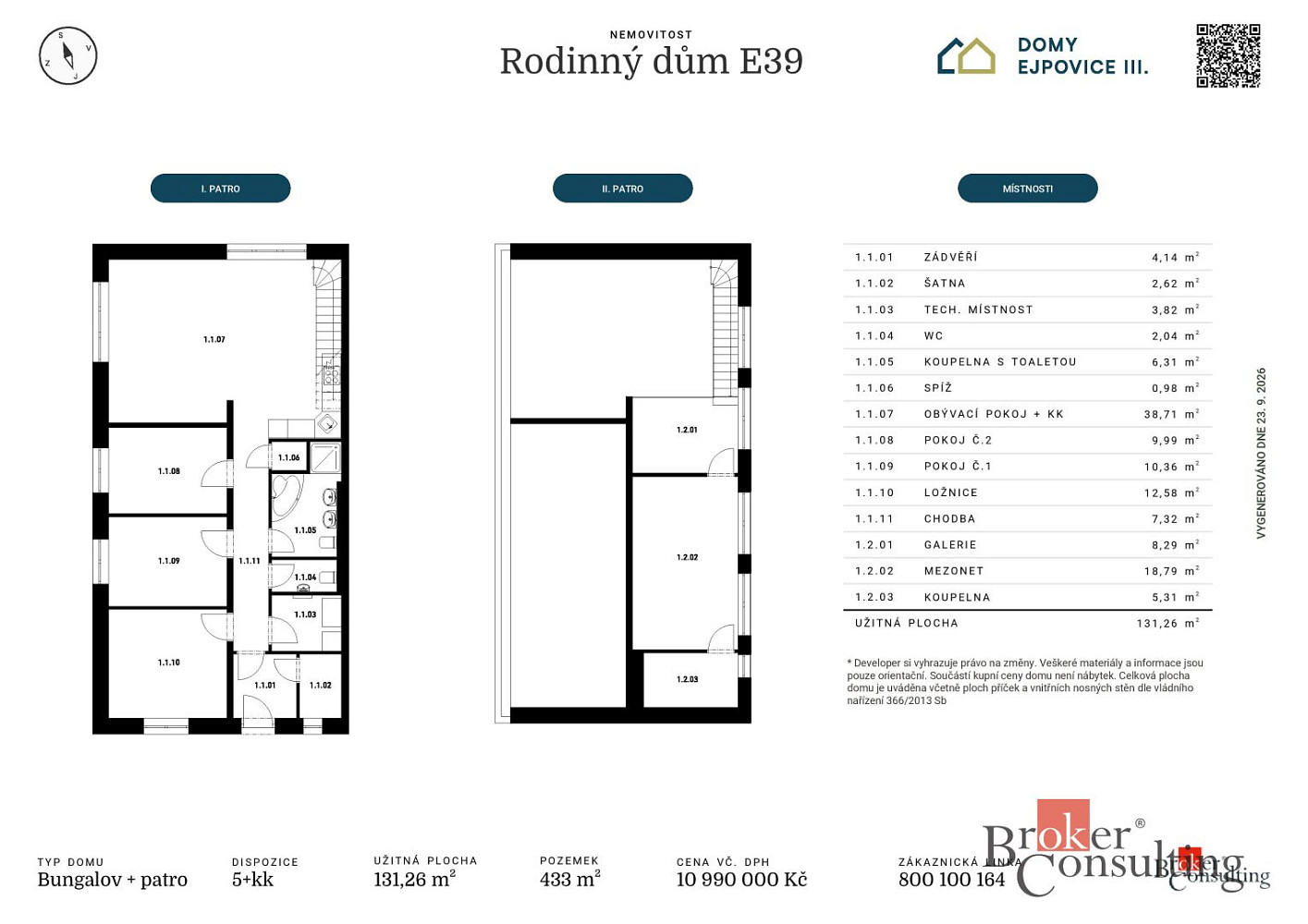 Prodej domu 131 m² s pozemkem 433 m² – fotografie 3