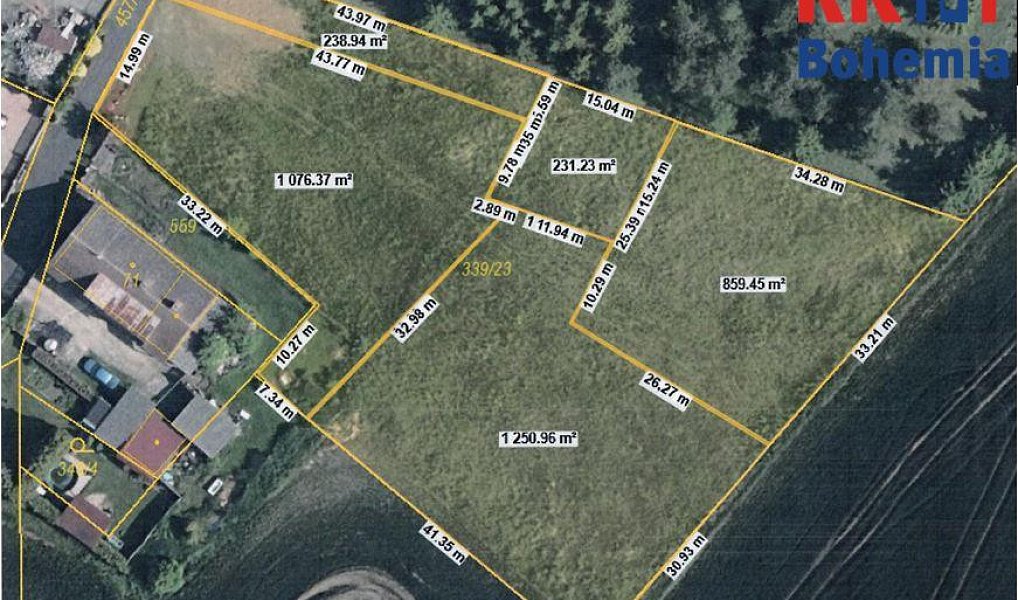 Prodej stavebního pozemku 1 050 m², Plazy – náhled fotky 3