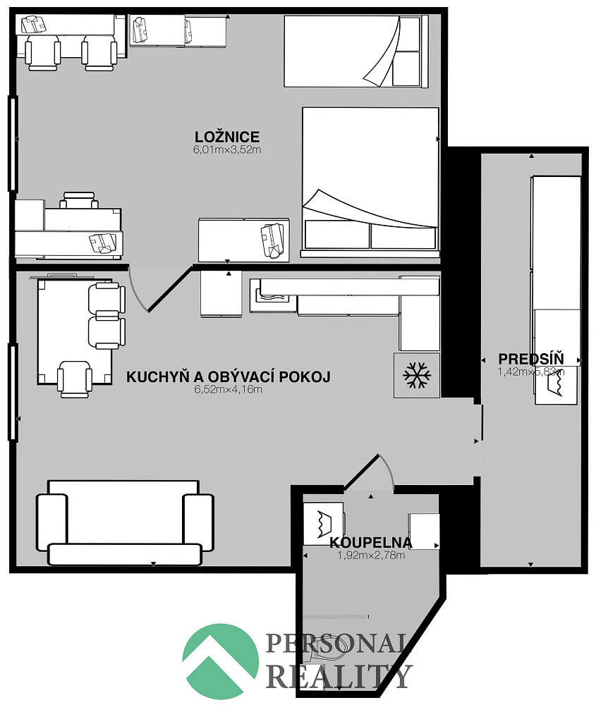 Prodej bytu 2+kk 65 m² – fotografie 2