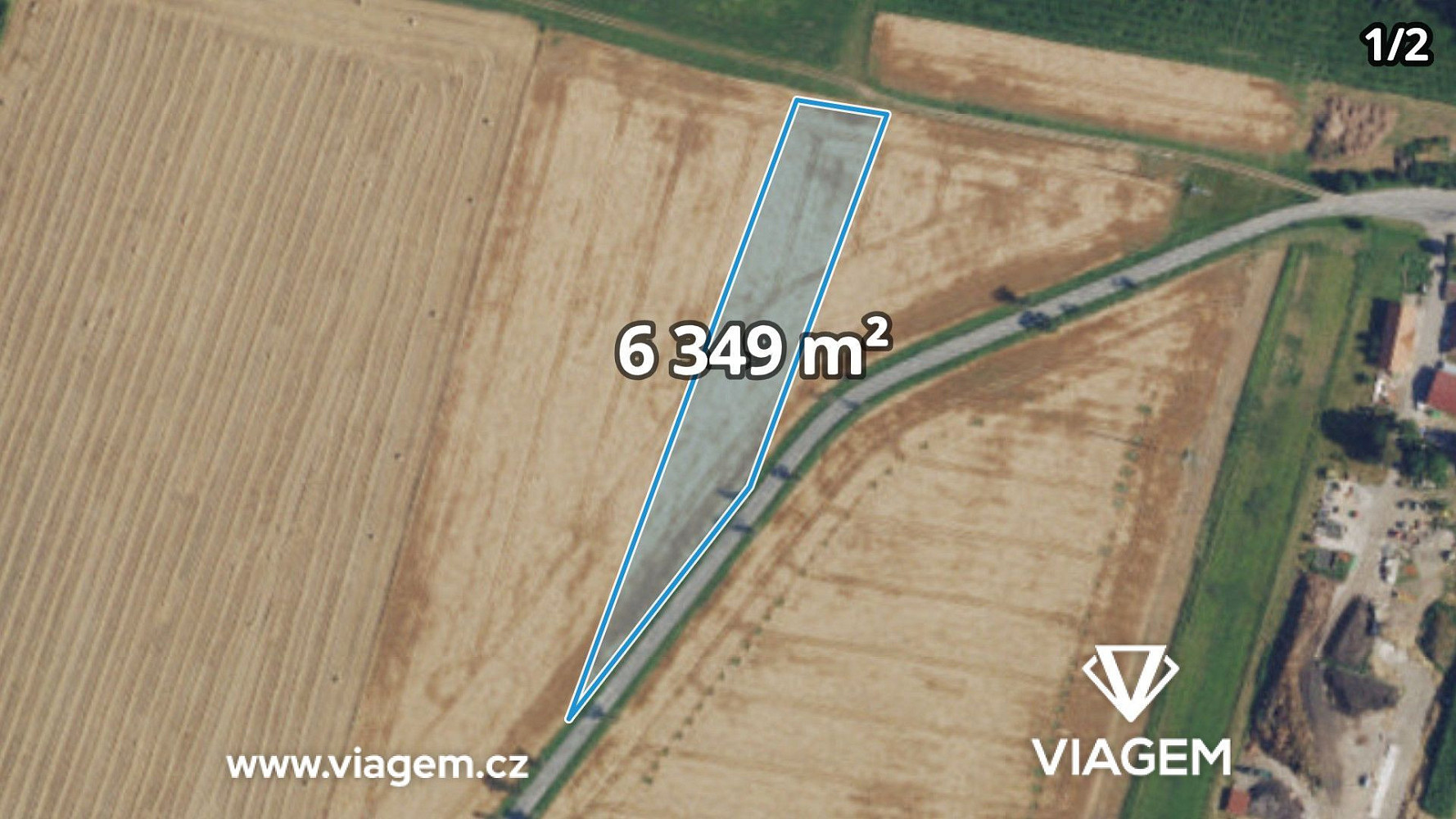 Prodej pole 1 651 m²