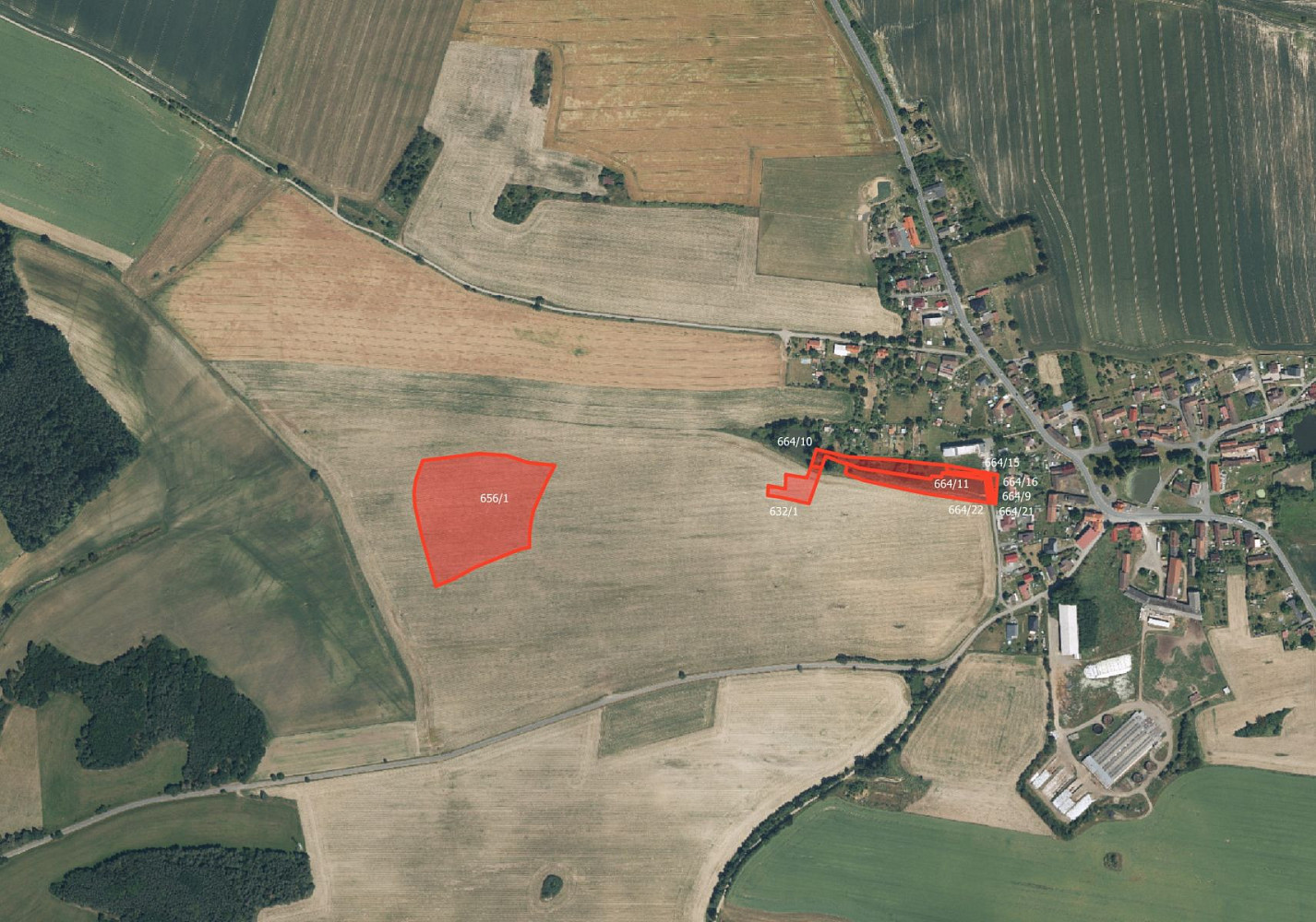 Prodej pole 5 882 m²