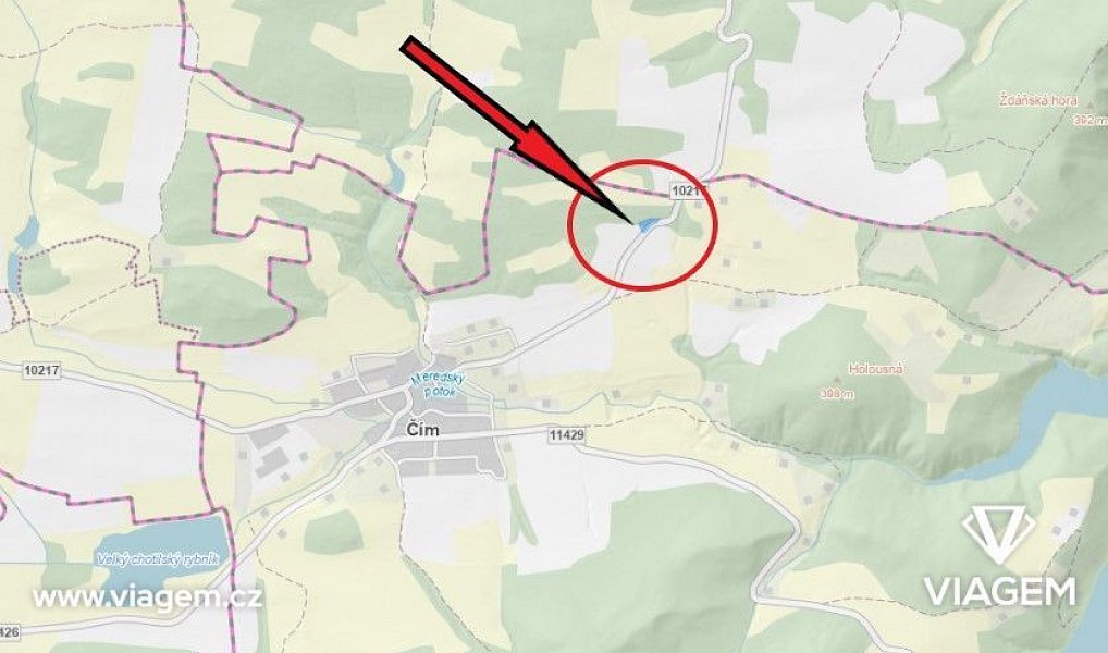 Prodej lesa 803 m², Čím – náhled fotky 4