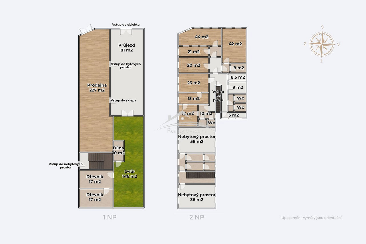 Prodej nájemního domu, činžáku 654 m² – pohled 3