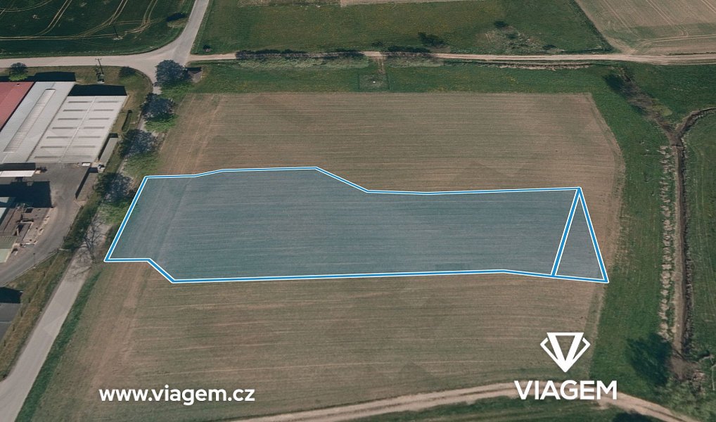 Prodej pole 4 234 m², Jersín – náhled fotky 2