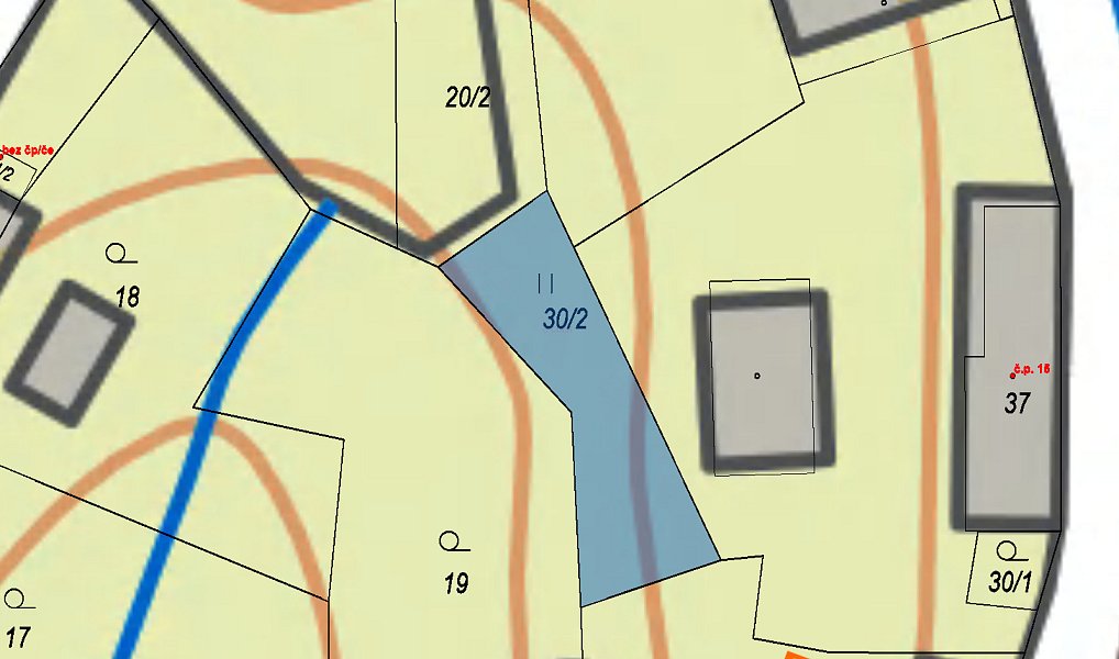 Prodej stavebního pozemku 297 m², Zbizuby – náhled fotky 3
