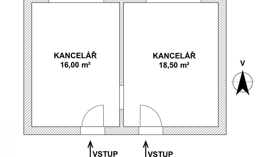 Pronájem kanceláře 35 m², Ústí nad Labem – náhled fotky 2