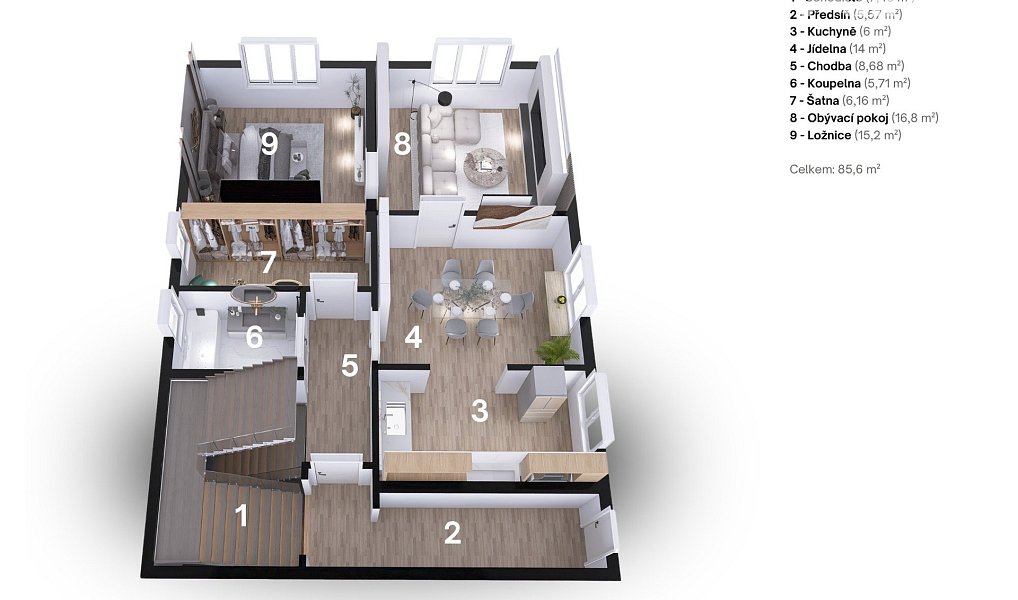 Prodej domu 163 m² s pozemkem 560 m², Šenov – náhled fotky 13