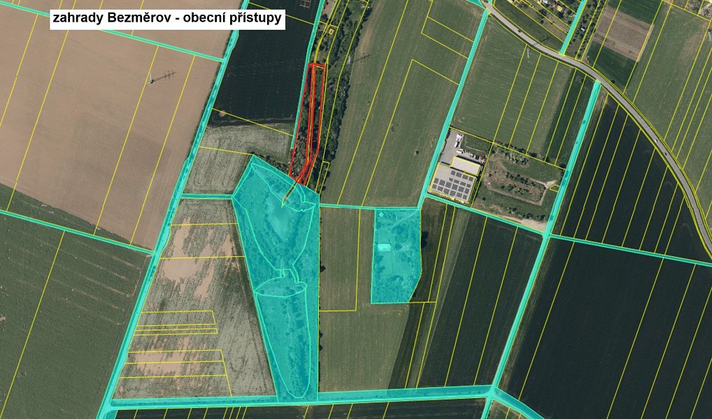Prodej zahrady 5 529 m², Bezměrov – náhled fotky 4