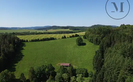 Prodej stavebního pozemku 41 251 m², Rožmberk nad Vltavou - Přízeř, okres Český Krumlov
