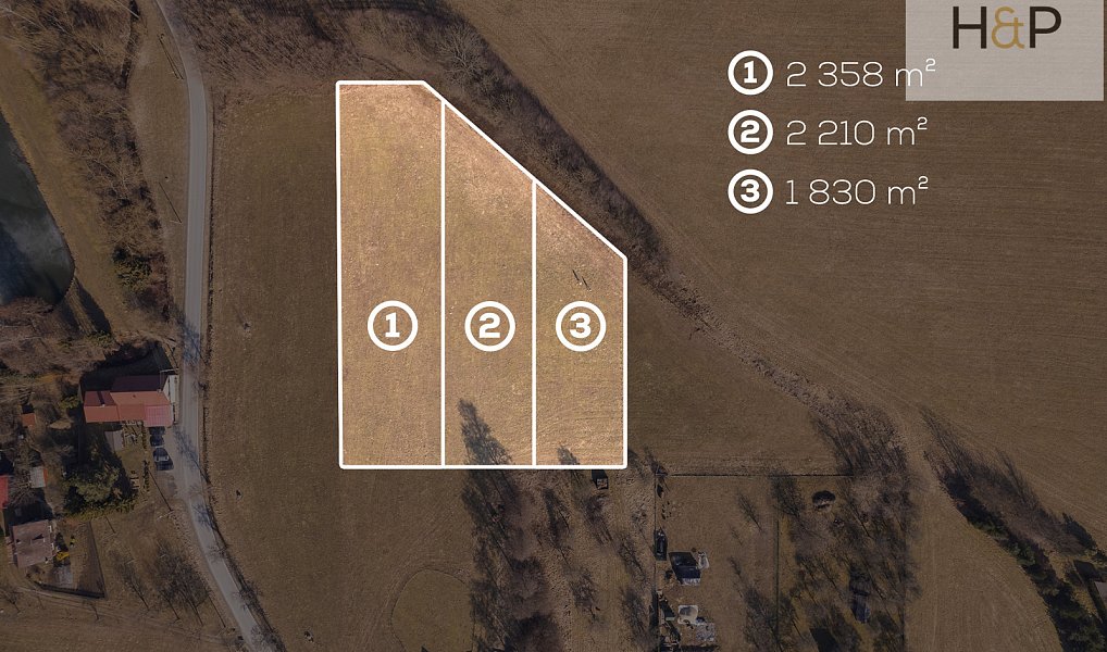 Prodej stavebního pozemku 1 830 m², Oskava – náhled fotky 2