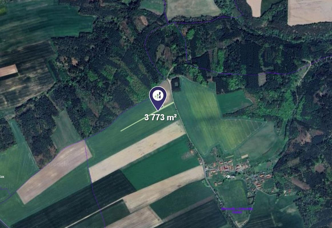 Prodej pole 2 822 m² – fotografie 2