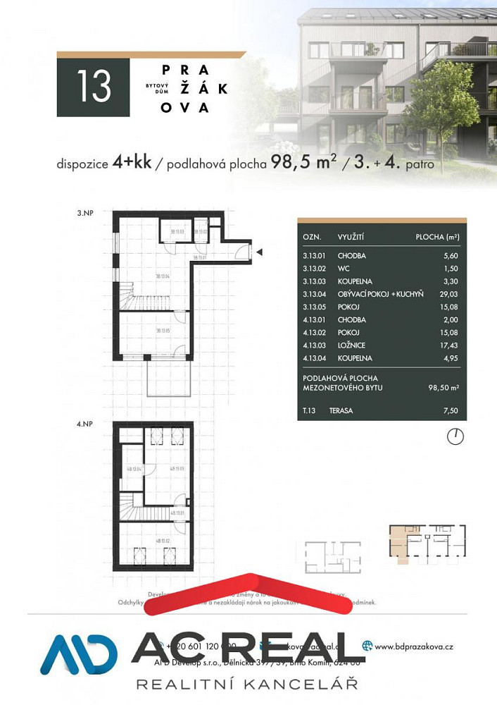 Prodej bytu 4+kk 99 m² – fotografie 5