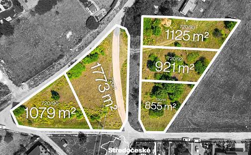 Prodej stavebního pozemku 921 m², Slunečná, Sázava - Černé Budy, okres Benešov