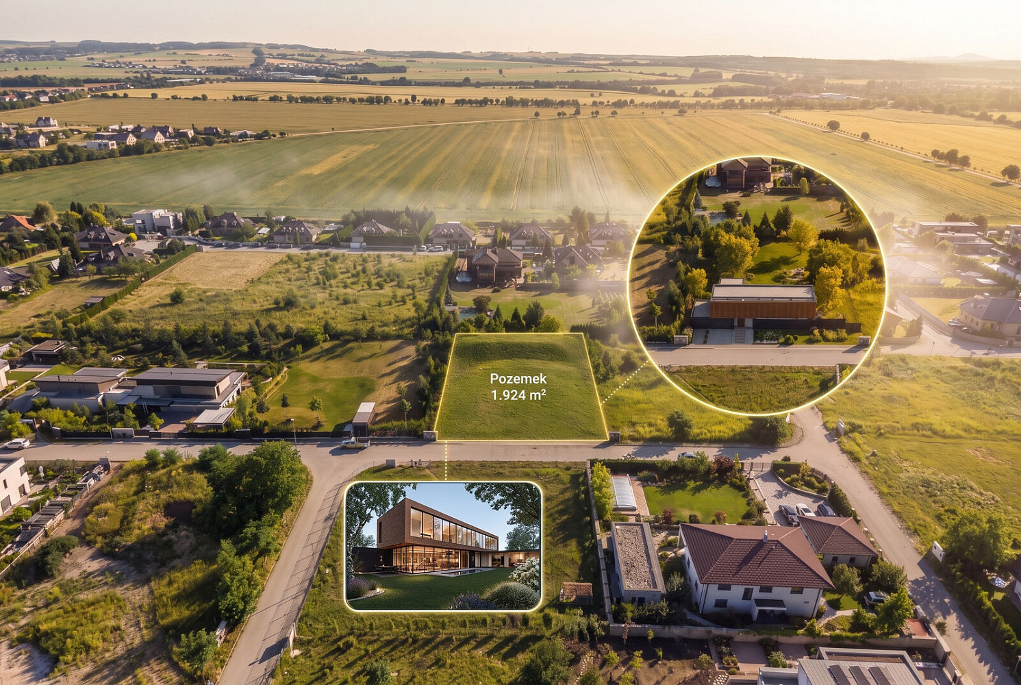 Prodej stavebního pozemku 1 924 m² – fotografie 5