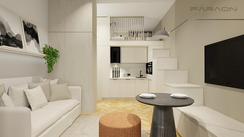 Pronájem bytu 1+kk 28 m²