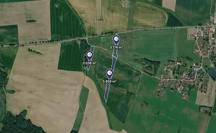Prodej louky 35 225 m², Dobev, okres Písek