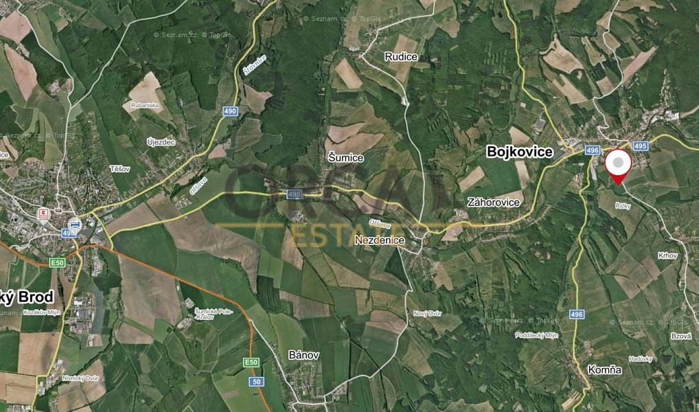 Prodej pole 2 973 m², Bojkovice – náhled fotky 3