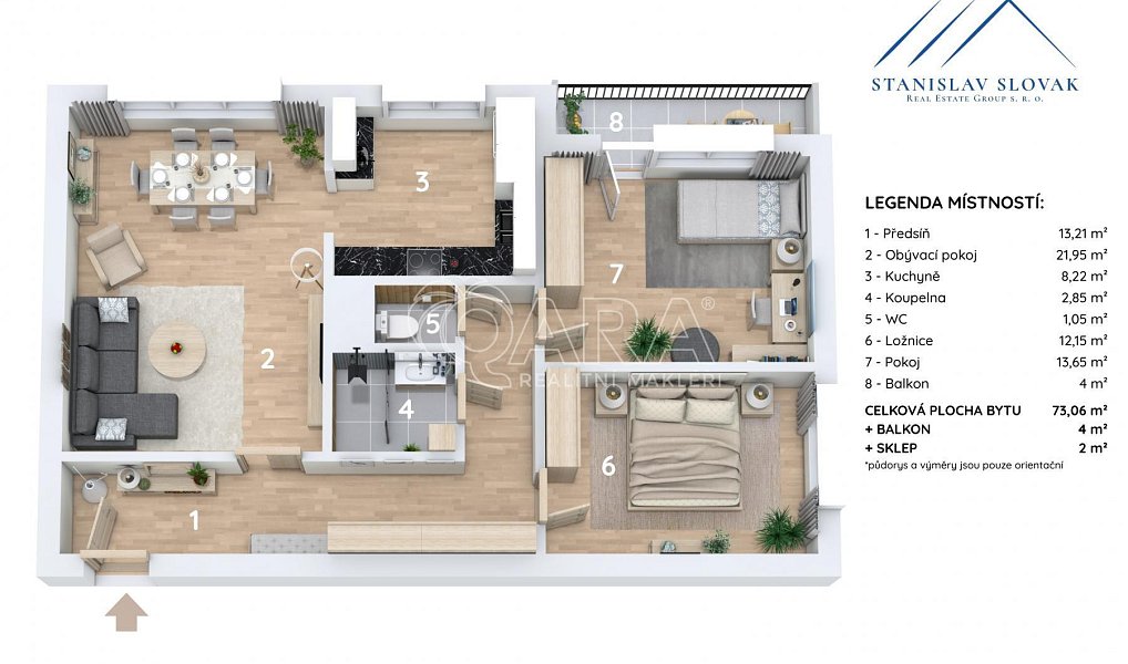 Prodej bytu 3+1 77 m², Ostrava – náhled fotky 3