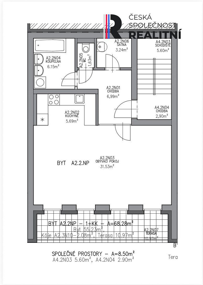 Prodej bytu 2+kk 55 m² – fotografie 4