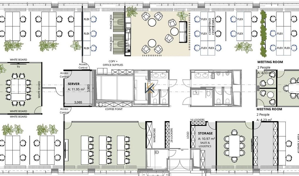 Pronájem kanceláře 620 m², Praha – náhled fotky 6