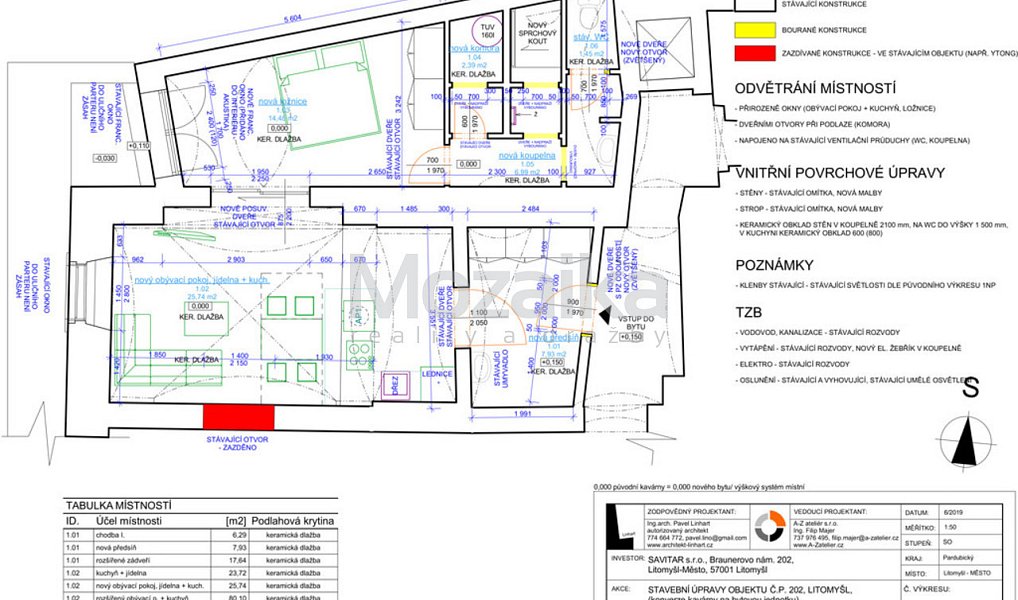 Pronájem bytu 2+kk 80 m², Litomyšl – náhled fotky 18