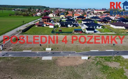 Prodej stavebního pozemku 820 m², Polní, Rožďalovice - Zámostí, okres Nymburk