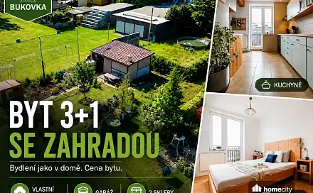 Prodej bytu 3+1 69 m², Bukovka, okres Pardubice