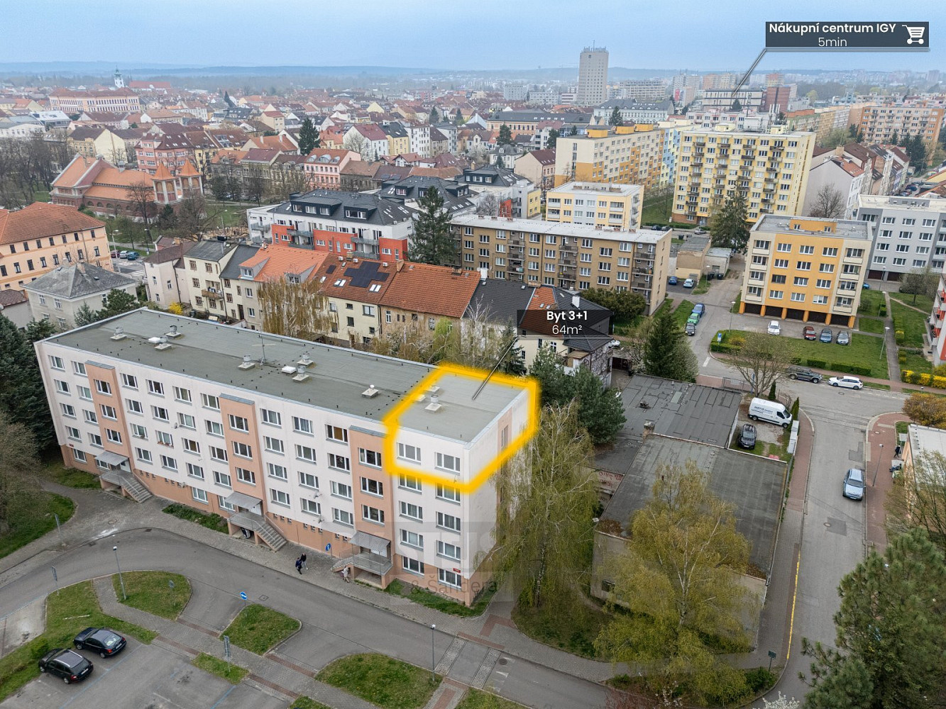 Prodej bytu 3+1 64 m²