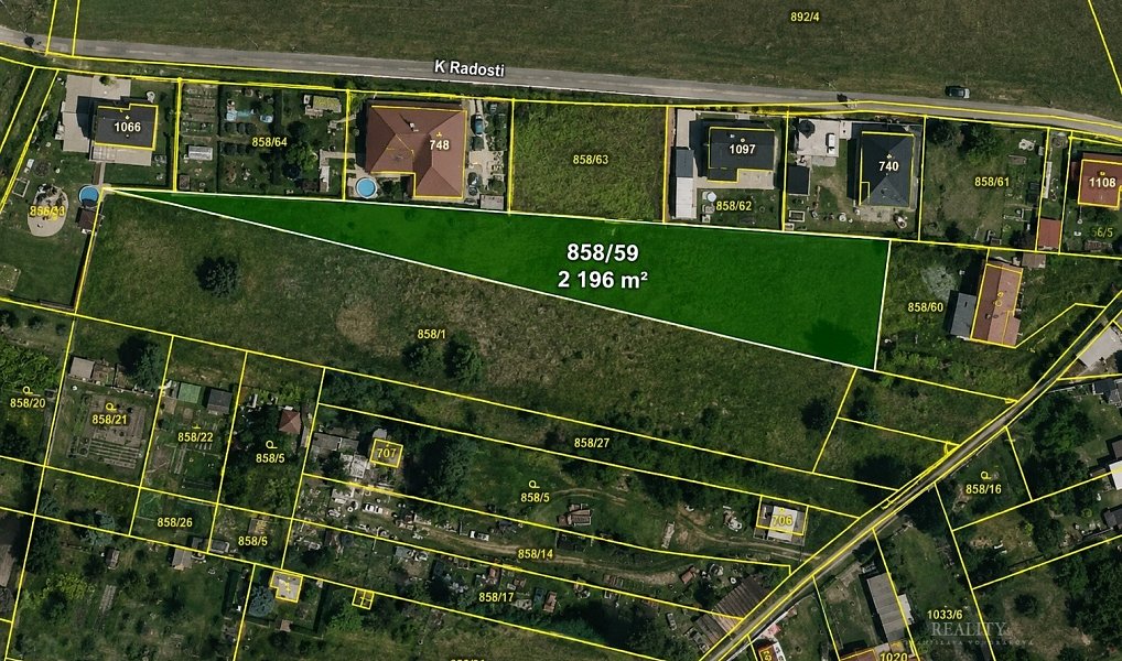 Prodej stavebního pozemku 2 196 m², Horní Jelení – náhled fotky 2