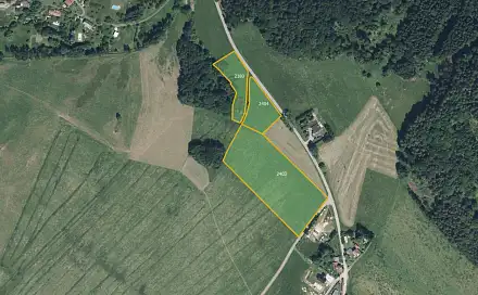 Prodej louky 5 847 m², Jílové u Držkova, okres Jablonec nad Nisou