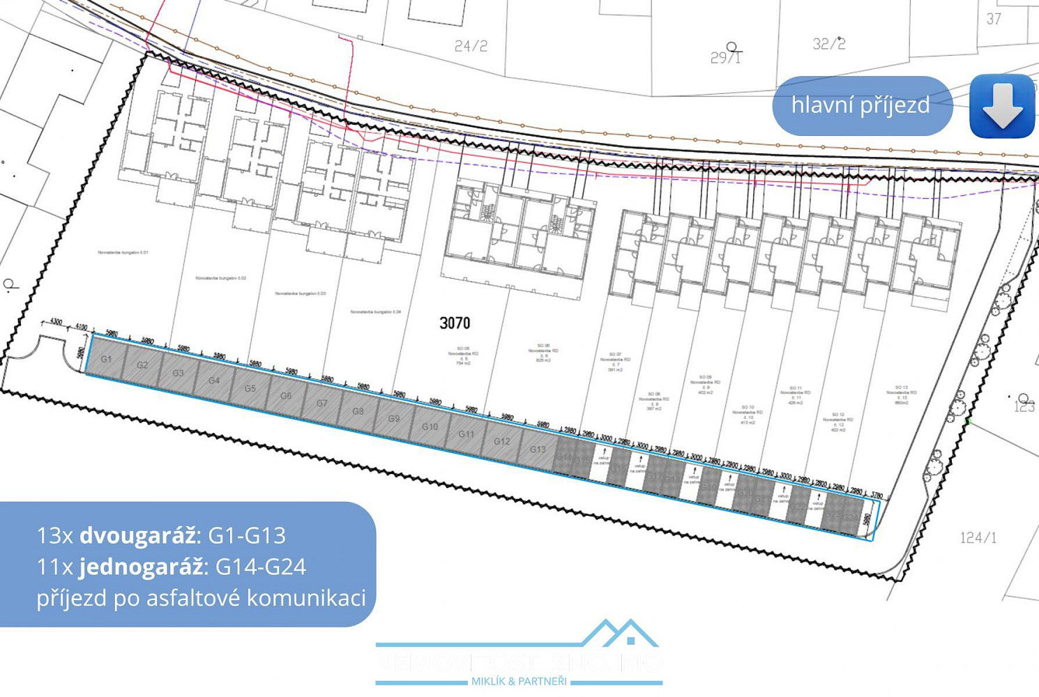 Prodej novostavby garáží 18 m², v lokalitě 2 min od Znojma, k. ú. Načeratice - Ansicht 2