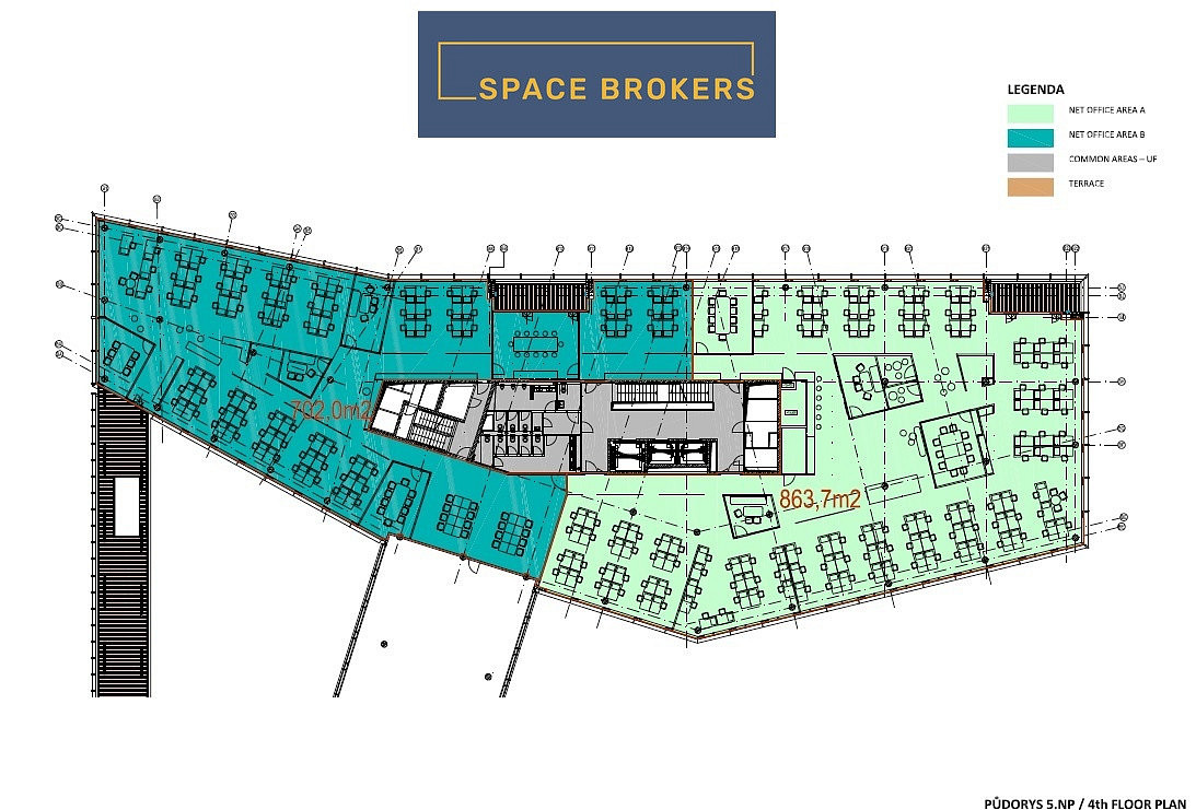 Pronájem kanceláře 650 m² – fotografie 2