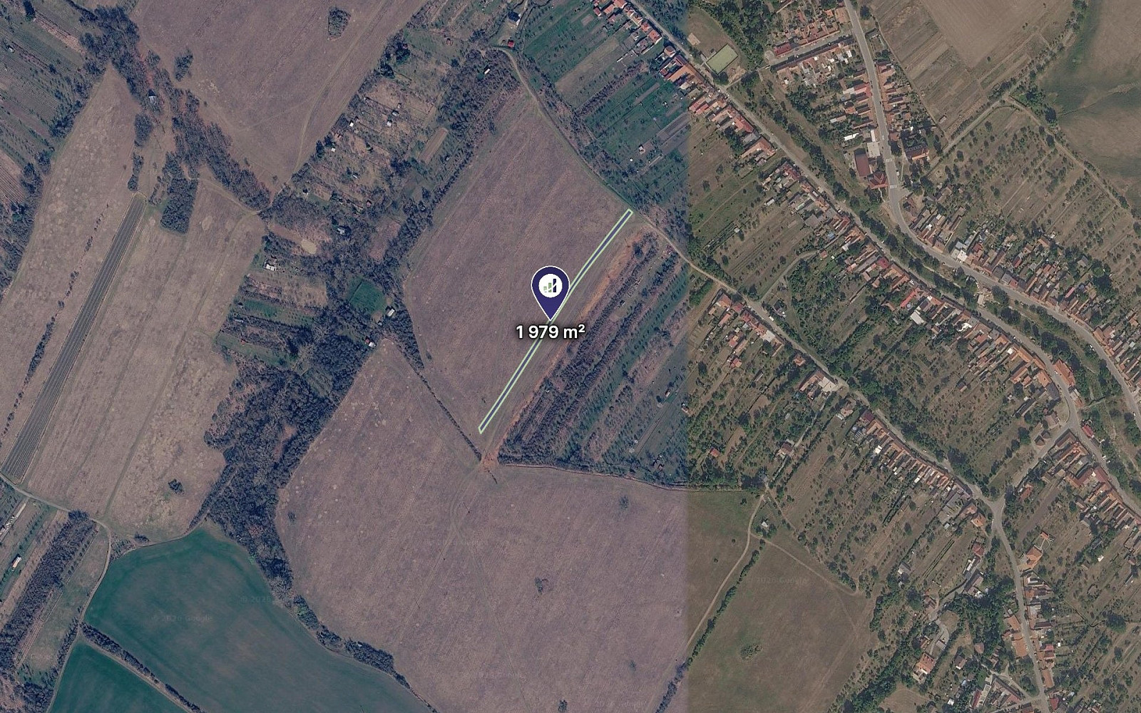 Prodej stavebního pozemku 1 979 m²