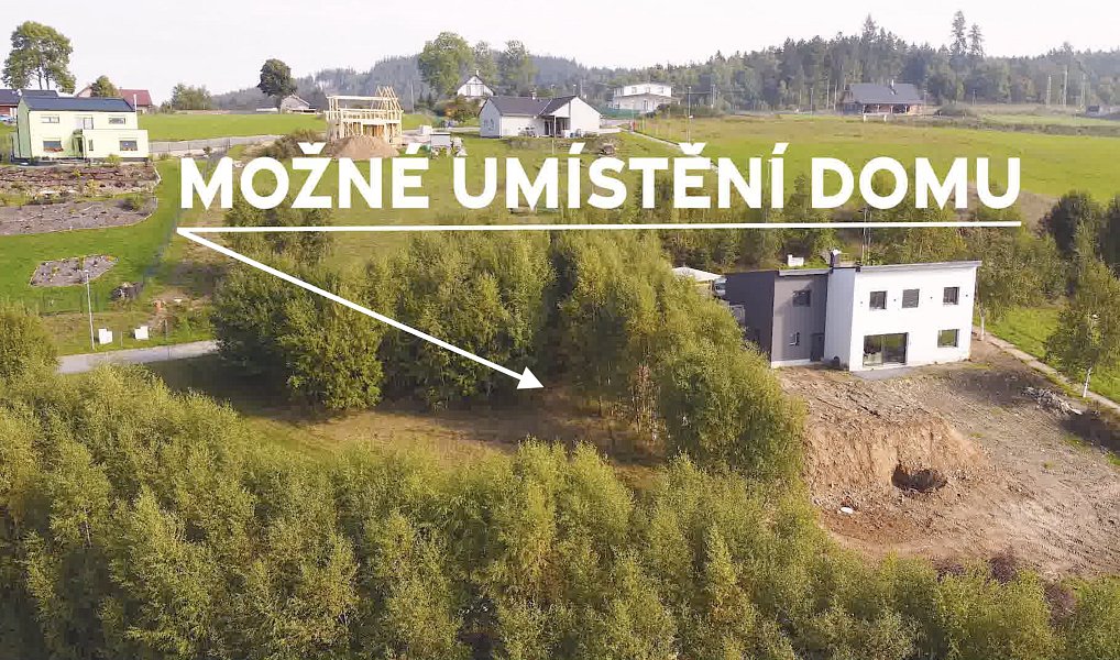 Prodej stavebního pozemku 1 902 m², Jeřmanice – náhled fotky 3