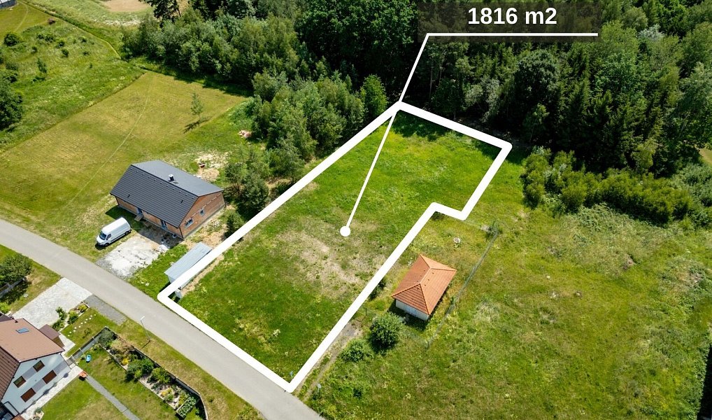 Prodej stavebního pozemku 1 816 m², Bohutín – náhled fotky 2