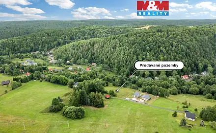 Prodej stavebního pozemku 4 093 m², Český Jiřetín, okres Most