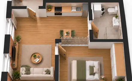 Pronájem bytu 2+kk 35 m²