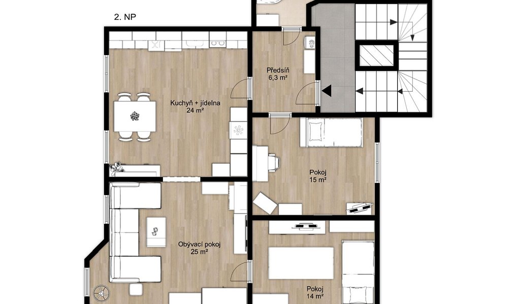 Prodej domu 260 m² s pozemkem 180 m², Krupka – náhled fotky 22