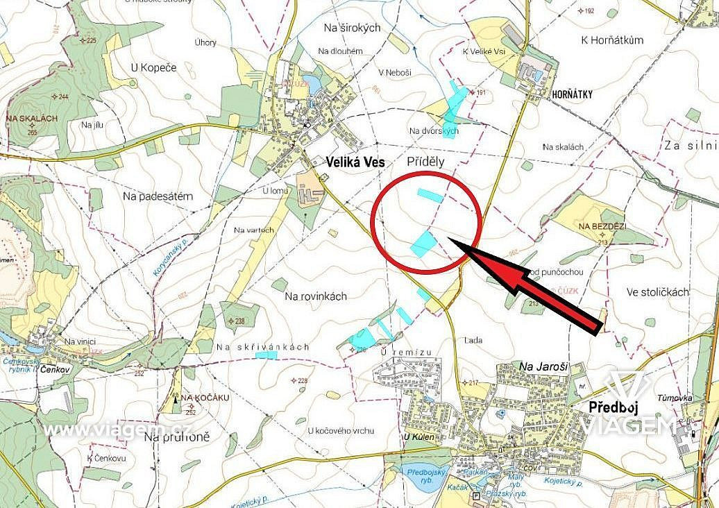 Pole 22 573 m², Podíl 17 % o výměře 3 762 m² – pohled 4