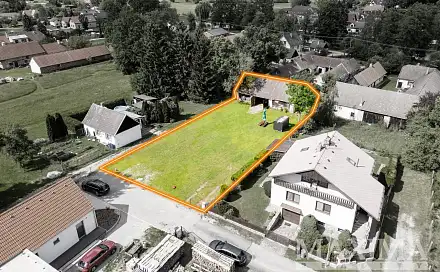 Prodej stavebního pozemku 1 085 m², Třeboň - Branná, okres Jindřichův Hradec